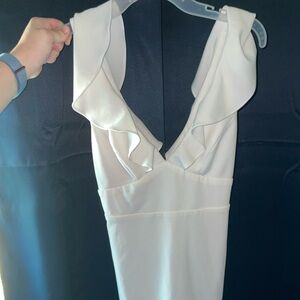 Lulus small white dress (perfect for grad or wedding events)
